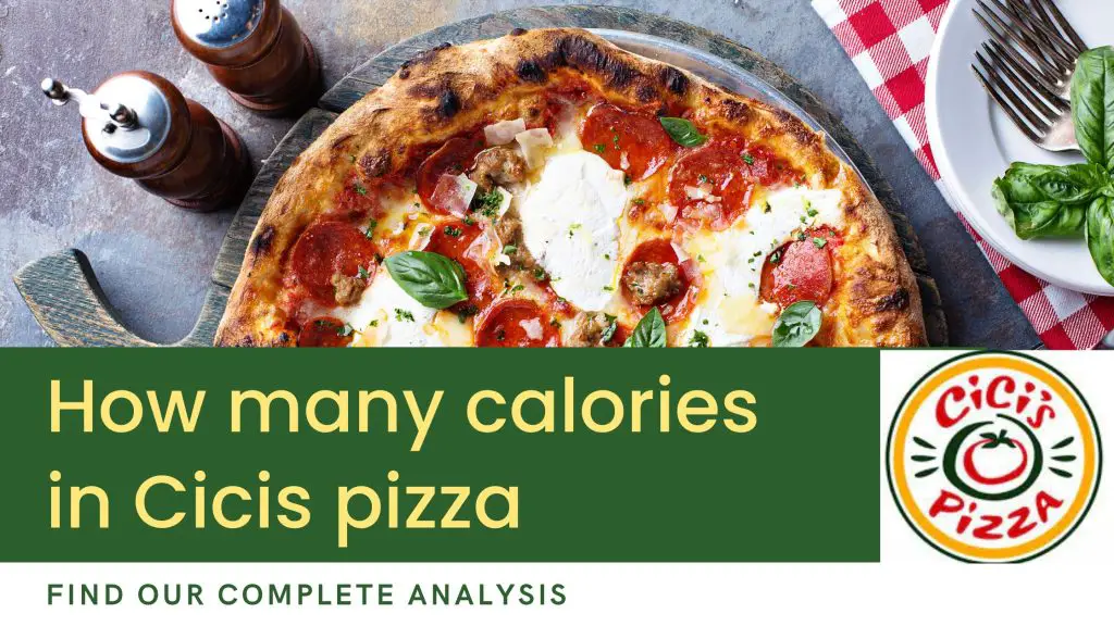How many calories in cicis pizza